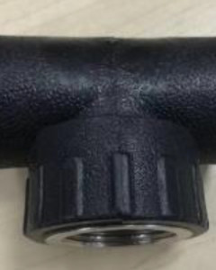 Equal Tee 25mmx3/4", hot melted, for PE pipe